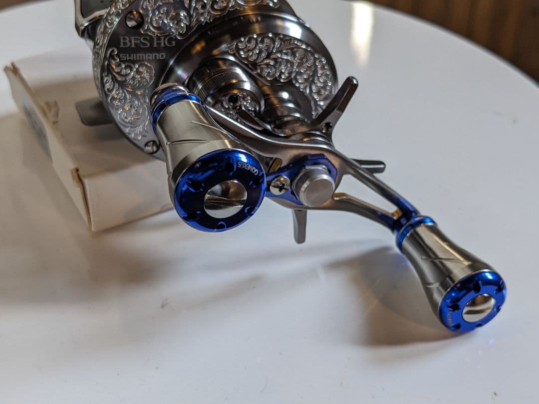 シマノ カルカッタコンクエストBFS 彫金 エングレービング カスタム