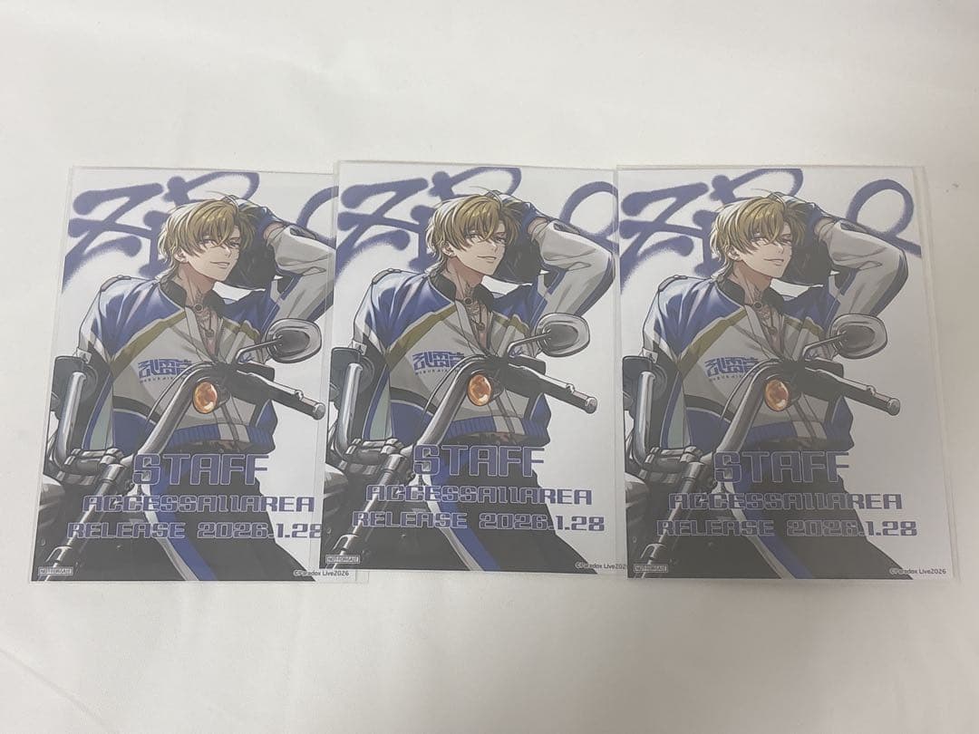 パラライ 武雷管 九頭竜智生 智生 夜叉 特典 スタッフパス風ブロマイド