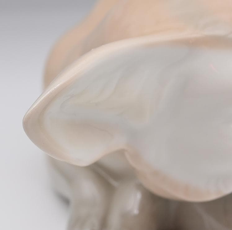 灰色ギツネ ＃1065 ☆リヤドロ スペイン ポーセリン 光沢仕上