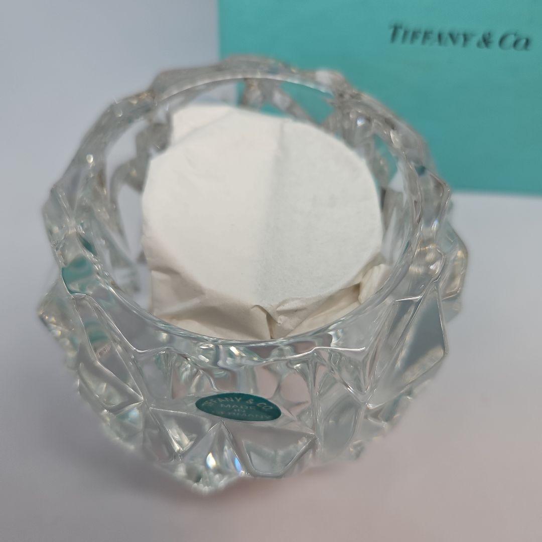 ティファニー TIFFANY クリスタル キャンドルホルダー 新品 花器