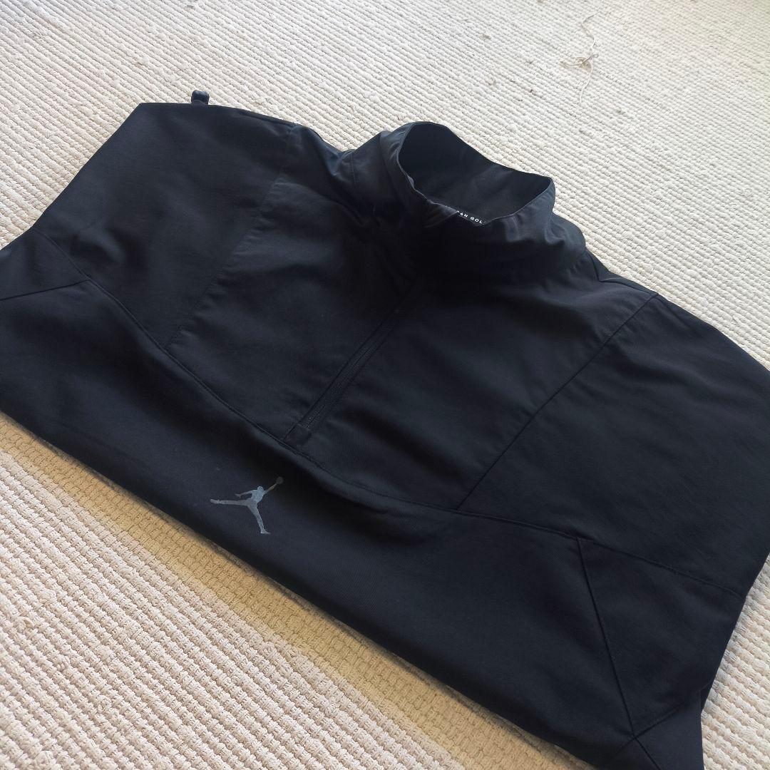 未使用 JORDAN GOLF プルオーバー ハーフジップ ジャケット 黒 L