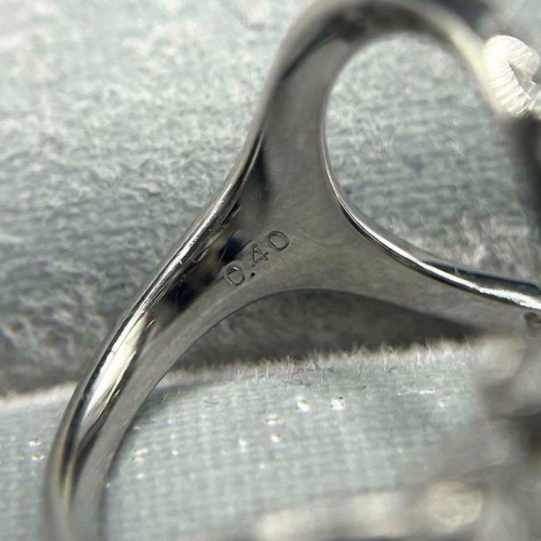 天然ダイヤモンド0.40ct ピンキーリング