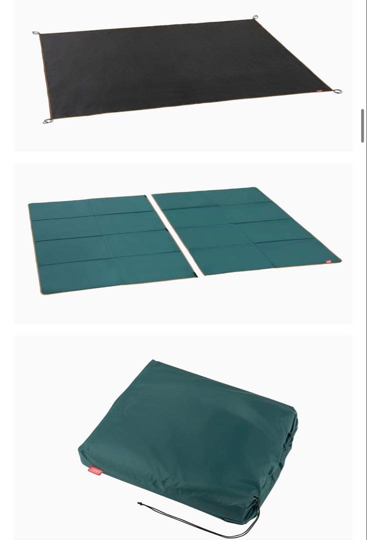 Coleman 2ルームドームテント LDX カーキ+シートセット - メルカリ