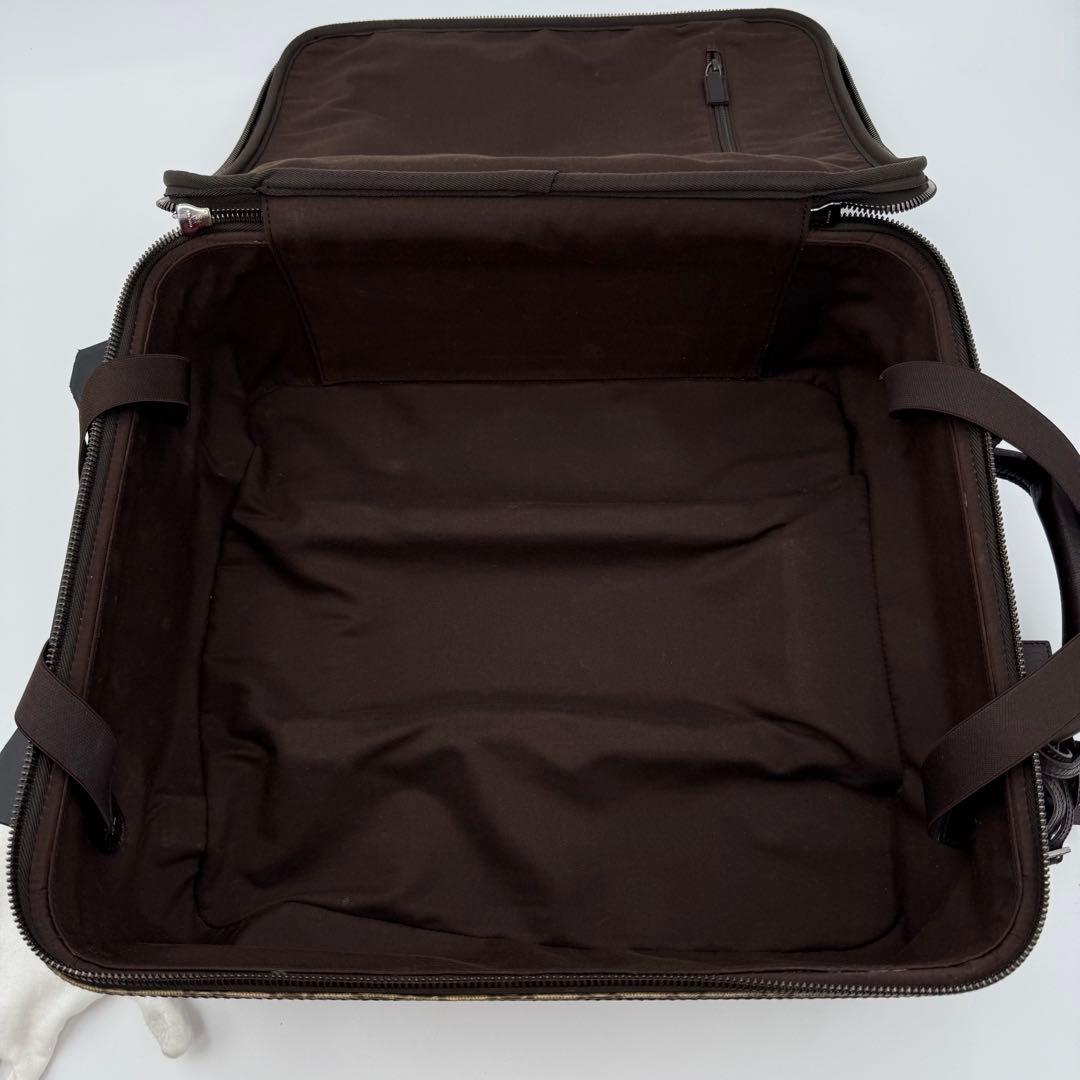 高級 美品 グッチGG シェリーライン PVC キャリーケース キャリー