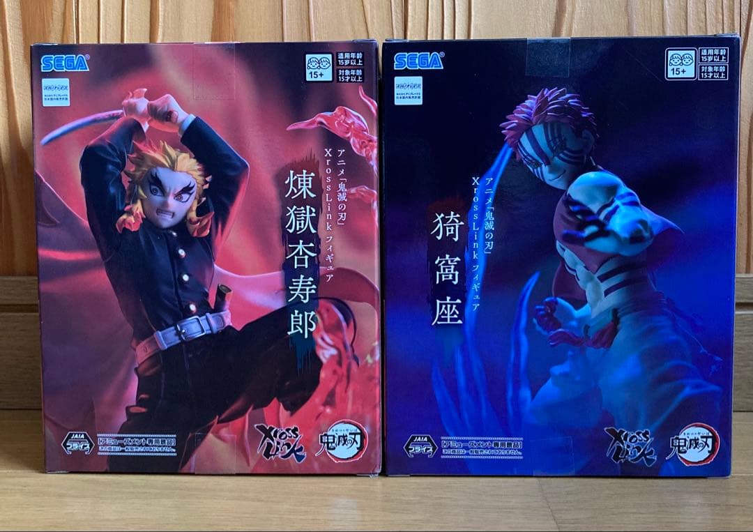 鬼滅の刃 煉獄杏寿郎&猗窩座 XrossLinkフィギュア 2体セット - メルカリ