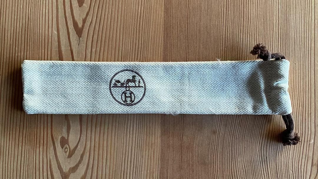 エルメスロマンスポロサスクロコダイル茶スカーフベルトスカーフリング