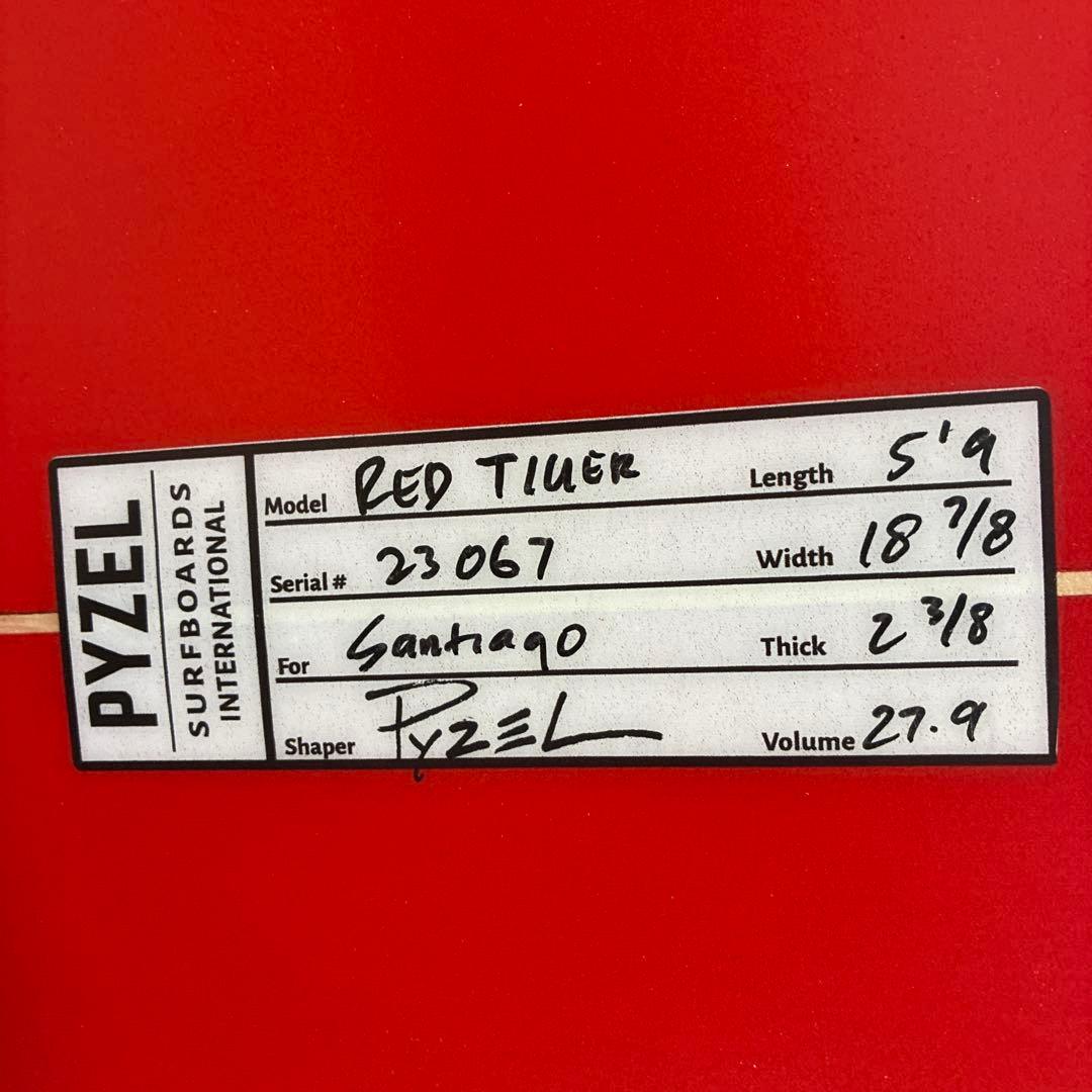 パイゼル　PYZEL レッドタイガー　5'9 27.9L