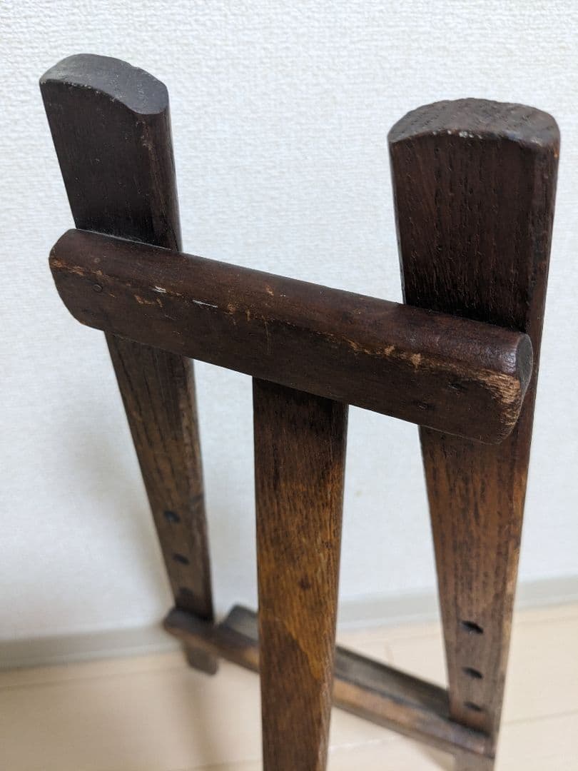 イギリスアンティーク ショップボード スレート黒板 木製イーゼル