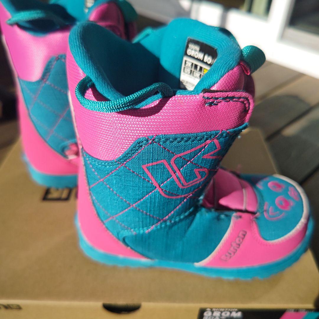 BURTON　スノーボードブーツ　20.5cm　GROM　BOA ボア　子供