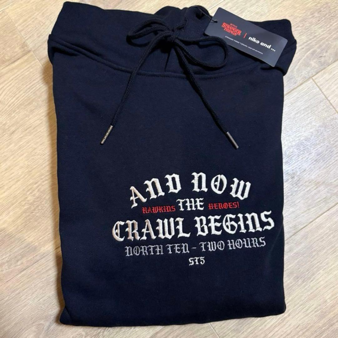 STRANGER THINGS コラボグラフィックパーカー L