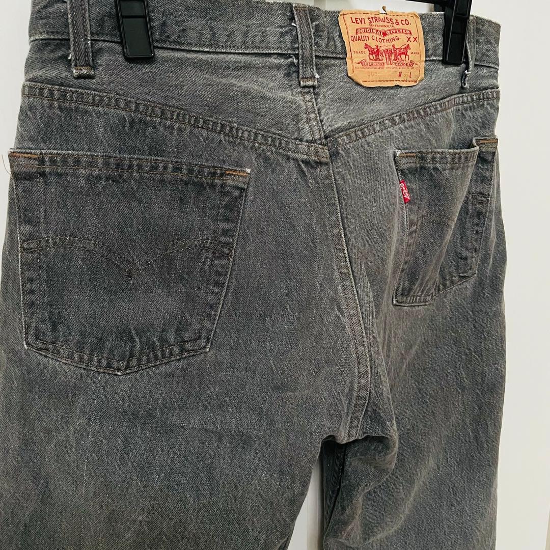 80s USA製 LEVI'S 501-0658 BLACK JEANS 先染め - メルカリ