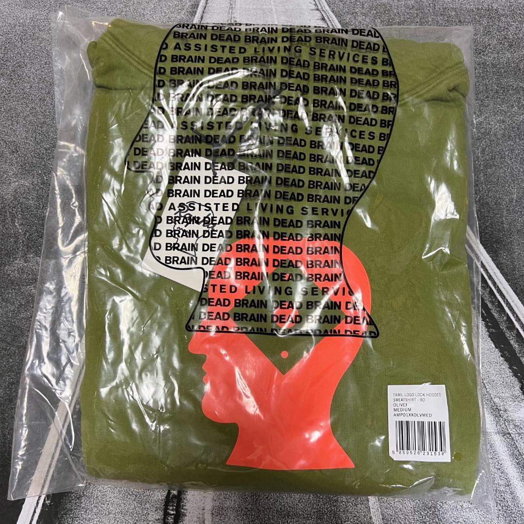 新品 Brain Dead x Rapha トレイル ロゴ フーディー Mサイズ - メルカリ