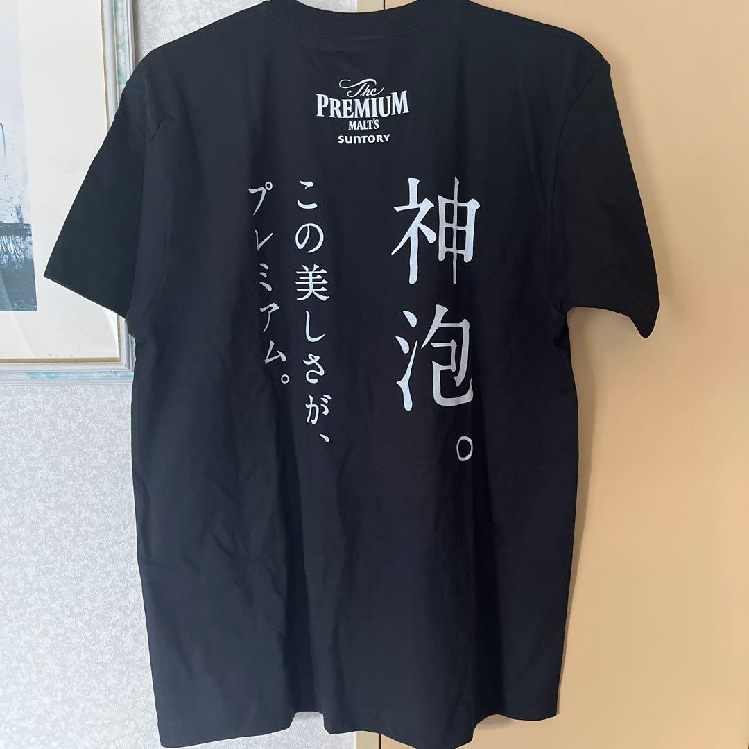 最終値下げサントリープレミアムモルツTシャツ非売品 - メルカリ