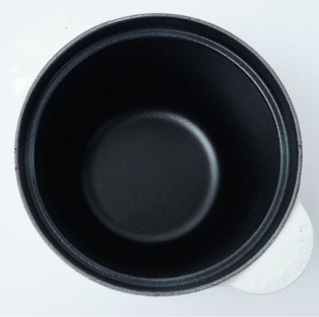 美品】LE CREUSET ココット エブリィ ペタル ホワイト18cm - メルカリ
