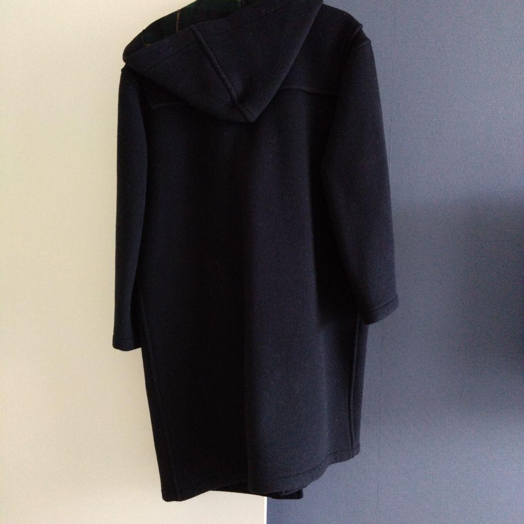 正規品☆バーバリー ダッフルコート 紺 水牛角