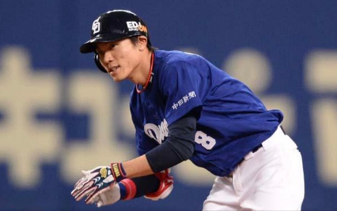 中日ドラゴンズ #8 大島洋平 選手 実使用バッティンググローブ - メルカリ