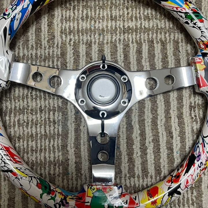 希少 ナルディ テクノ エボリューション ステアリング 36.5パイ 当時物