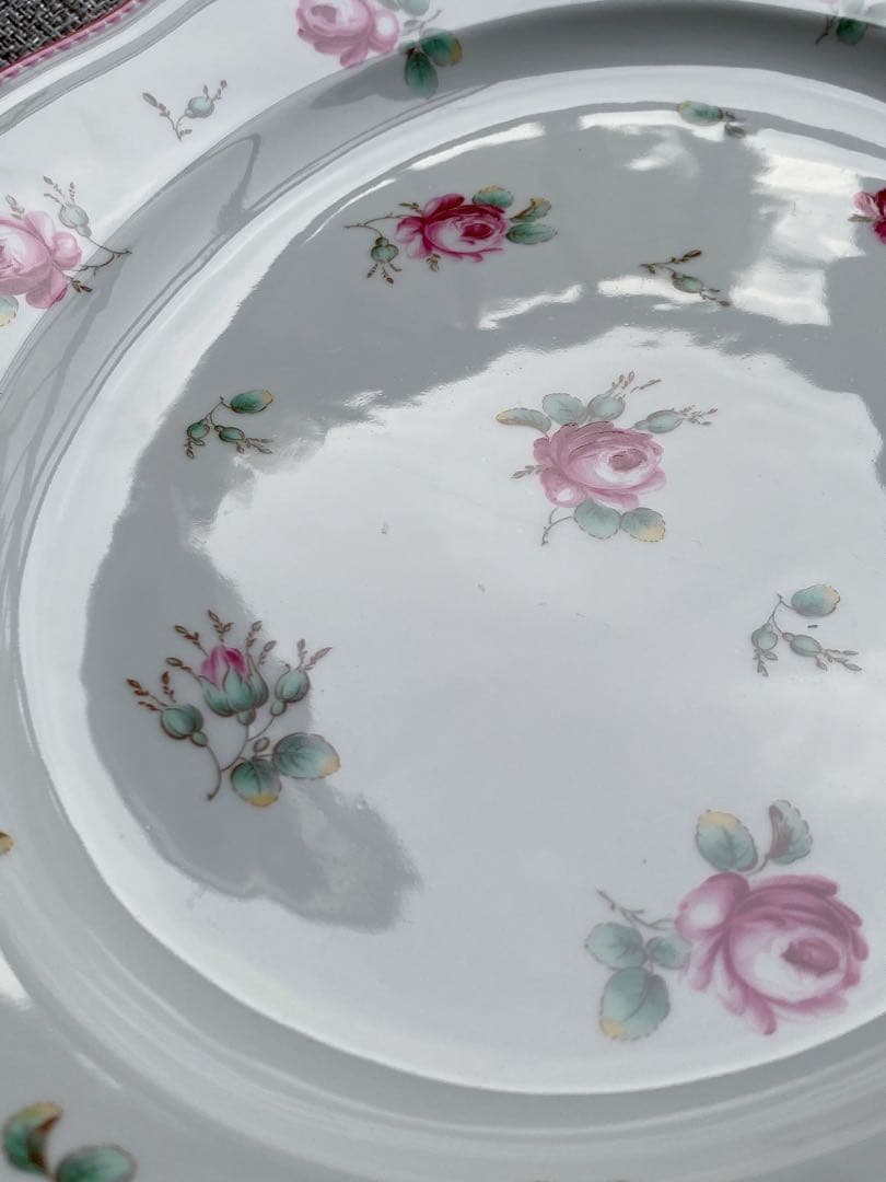 リチャードジノリ アンティックローズ オーバル プレート 大皿 34cm