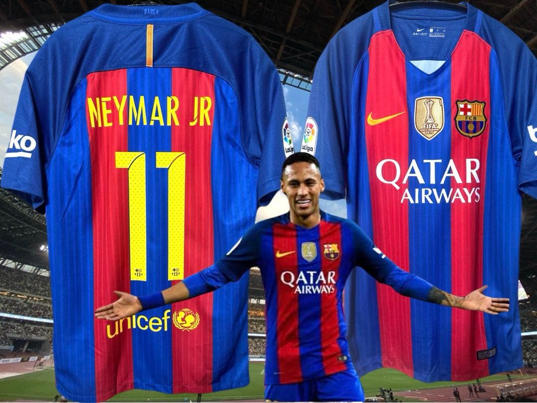 Barcelona バルセロナNeymar JR オーセンティックユニフォーム