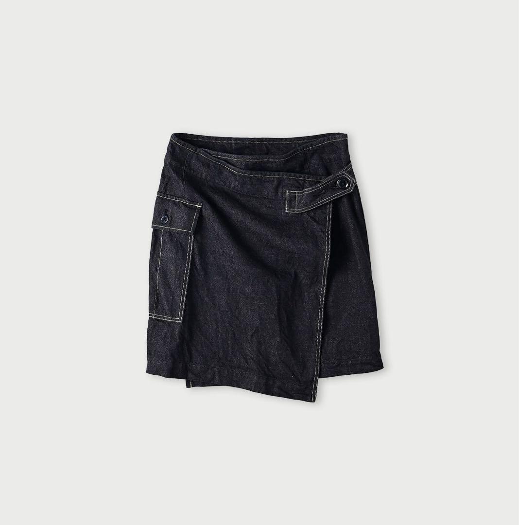 45R ツイードデニムのミニタブリエ（濃）　45rpm 45R ツイードデニムのミニタブリエ（濃） 45rpm - メルカリ