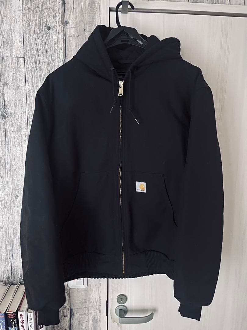 Carhartt ブラック アクティブジャケット L 米国製　J-140 carhartt J140 アクティブジャケット | 黒色 XL-R - 札幌 ビンテージ