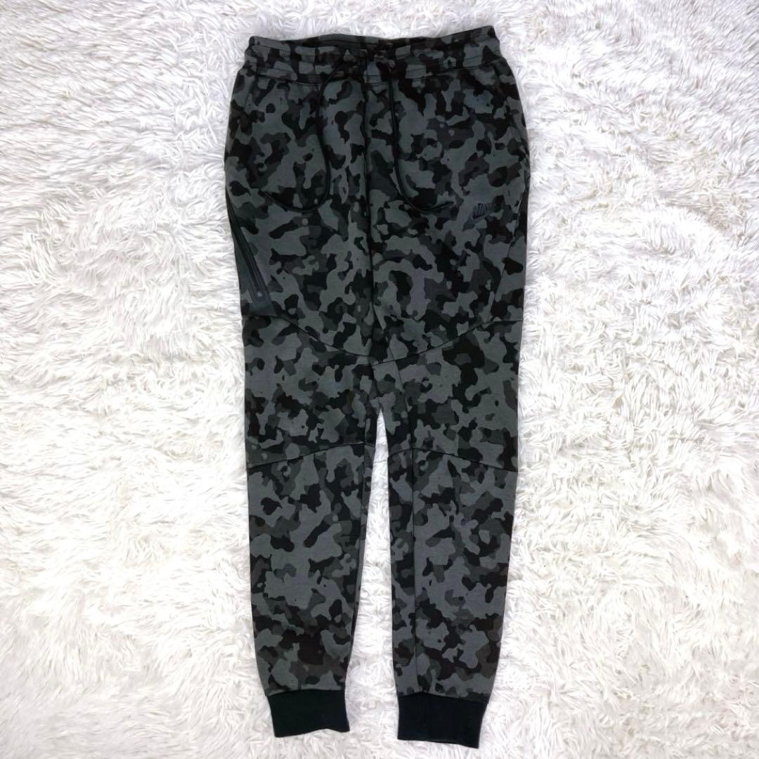 ✨ナイキ テックフリース セットアップ ジャージ グレー カモフラ 迷彩