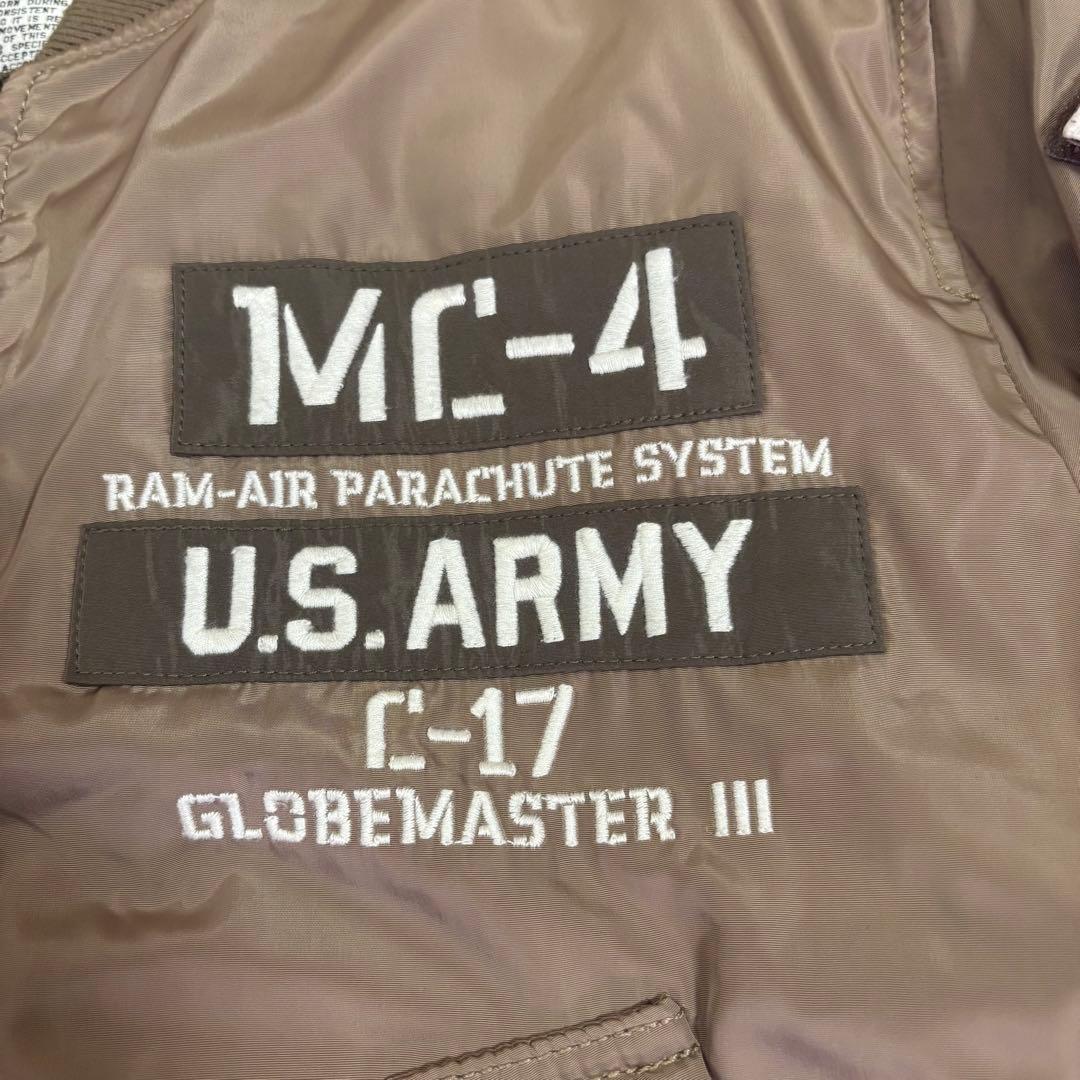 美品 AVIREX アヴィレックス MA-1 M.F.F. 希少カラー ベージュ - メルカリ