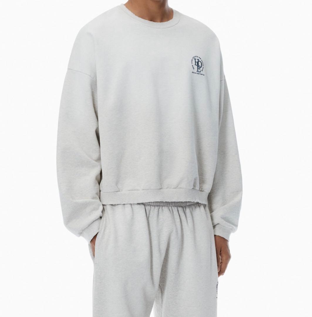 alexanderwang オーバーサイズコットンテリースウェットシャツ XS-人気