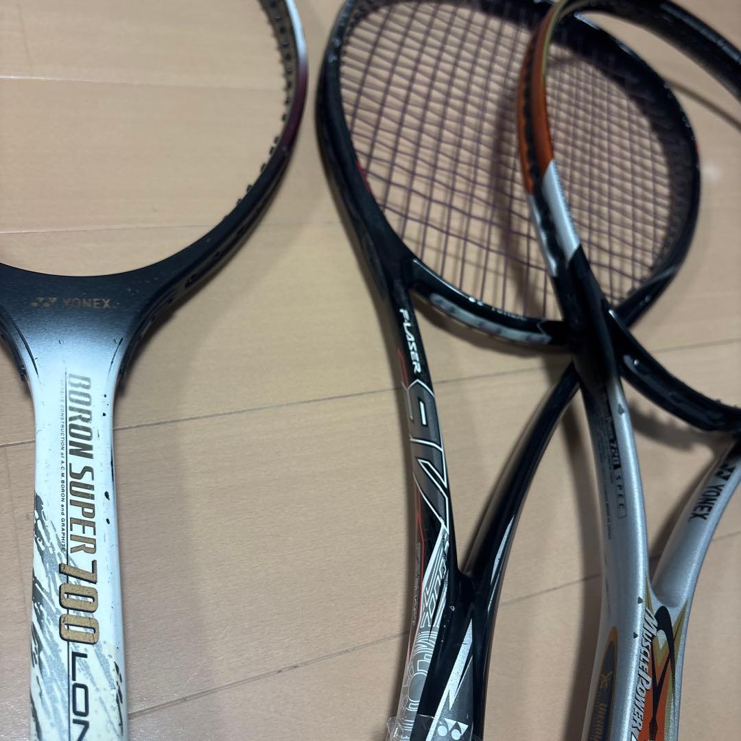 中古激レアヨネックス、ミズノ折れヒビ有りジャンク扱いマッスルパワー