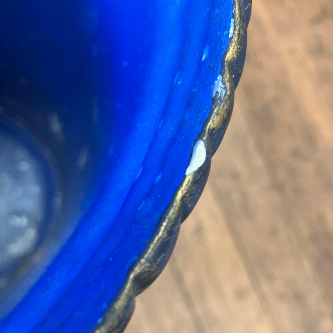 ヴィンテージ ポルトガル 陶器製 焼き物 傘立て アンブレラスタンド ゴミ箱