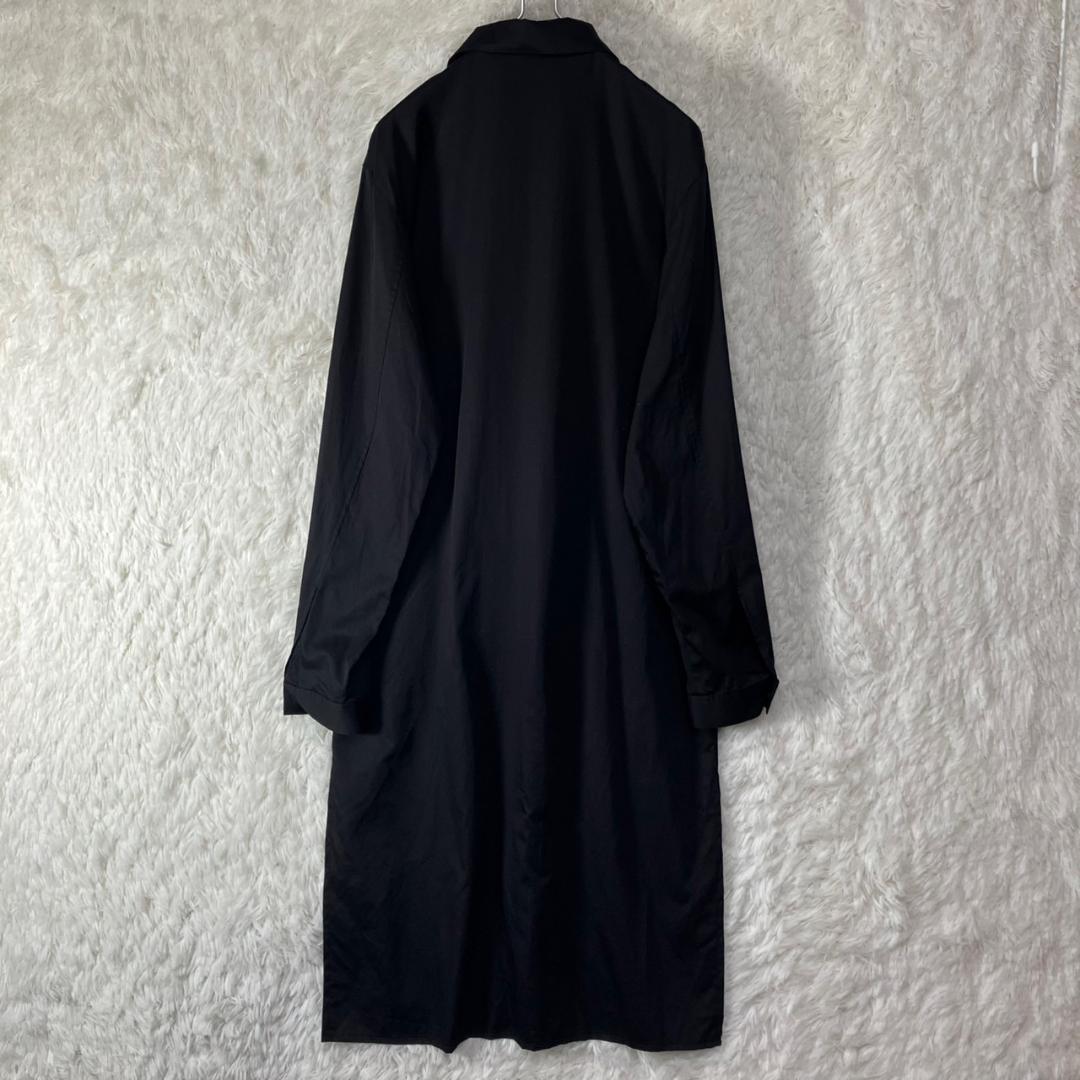 美品 アニエスベーオム ロングコート ジャケット ジップ コットン 日本