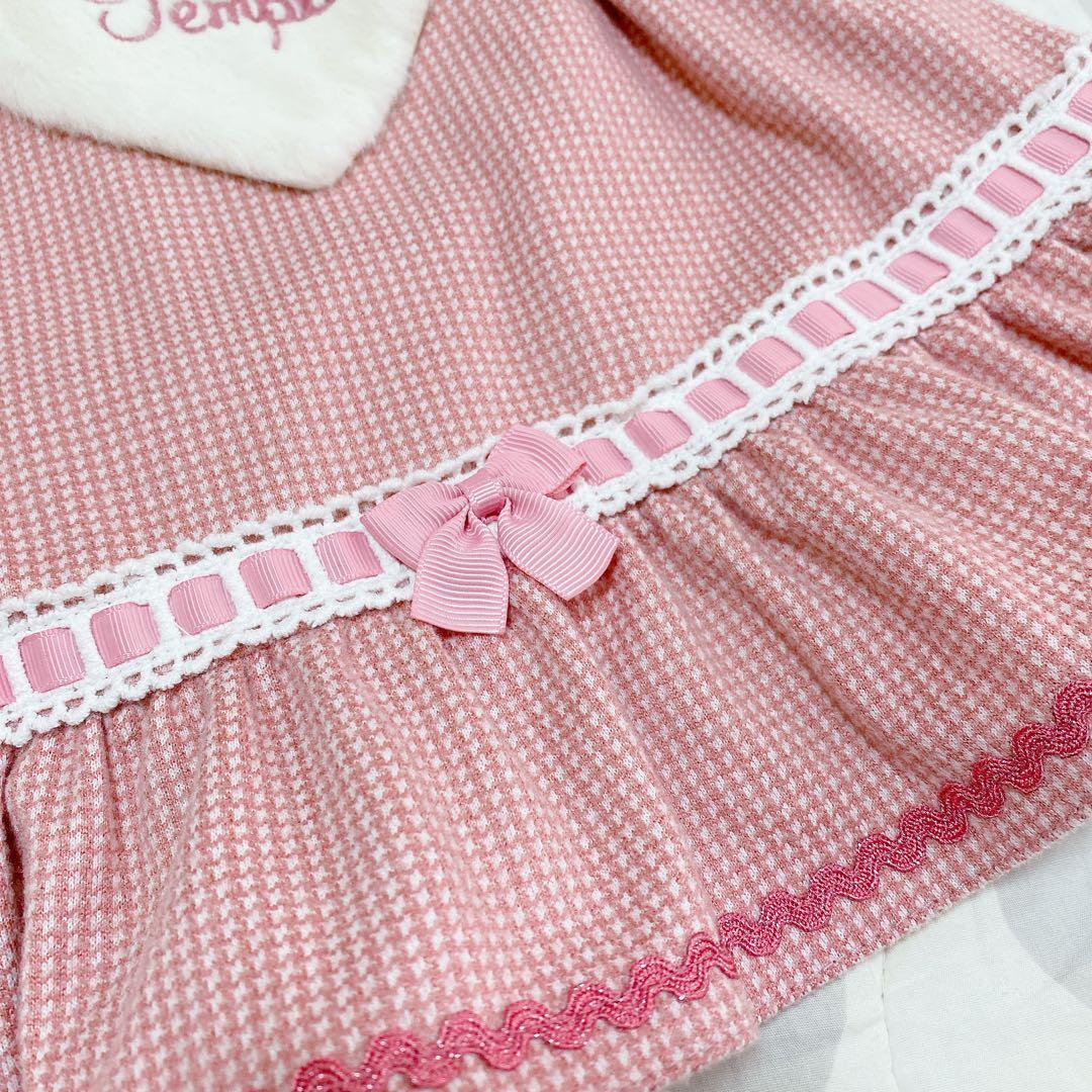 ち*。様 うさぎ千鳥チェックワンピース/シャーリーテンプルの通販はau