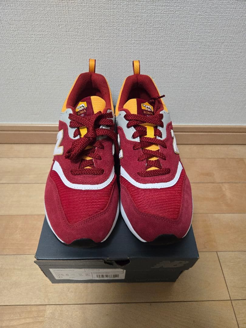 値下）限定新品ASローマ　New Balance CM997HRO 25.5cm