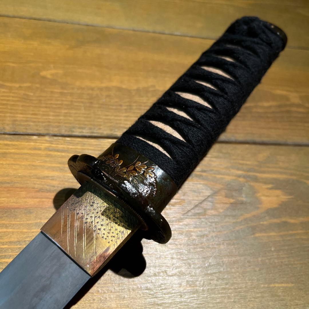 日本刀残欠クラフトナイフNo.11最上大業物 肥前国忠吉 江戸時代 在銘