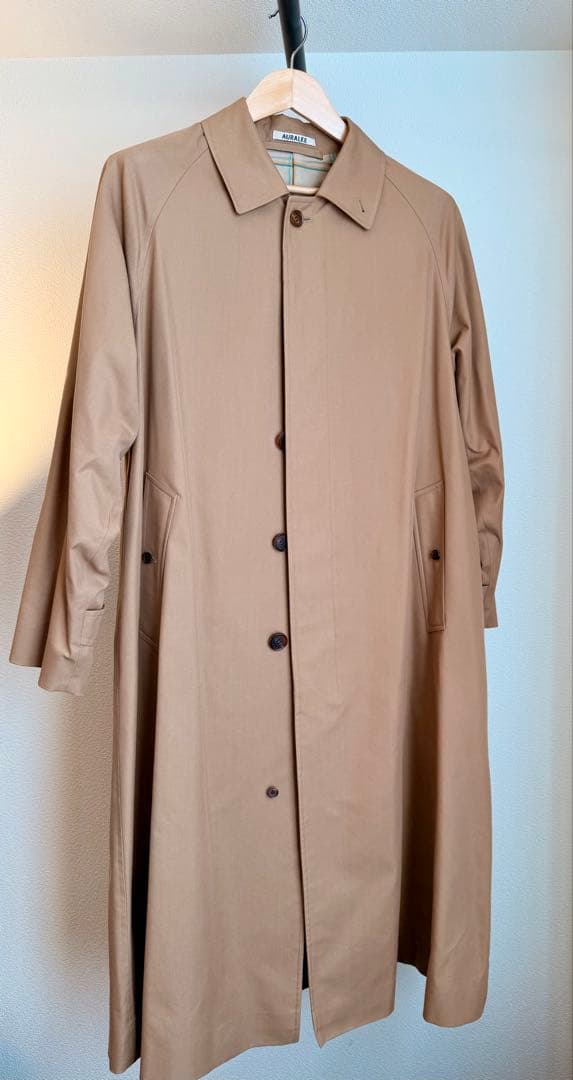 専用出品】** オーラリーLONG SOUTIEN COLLAR COAT - メルカリ