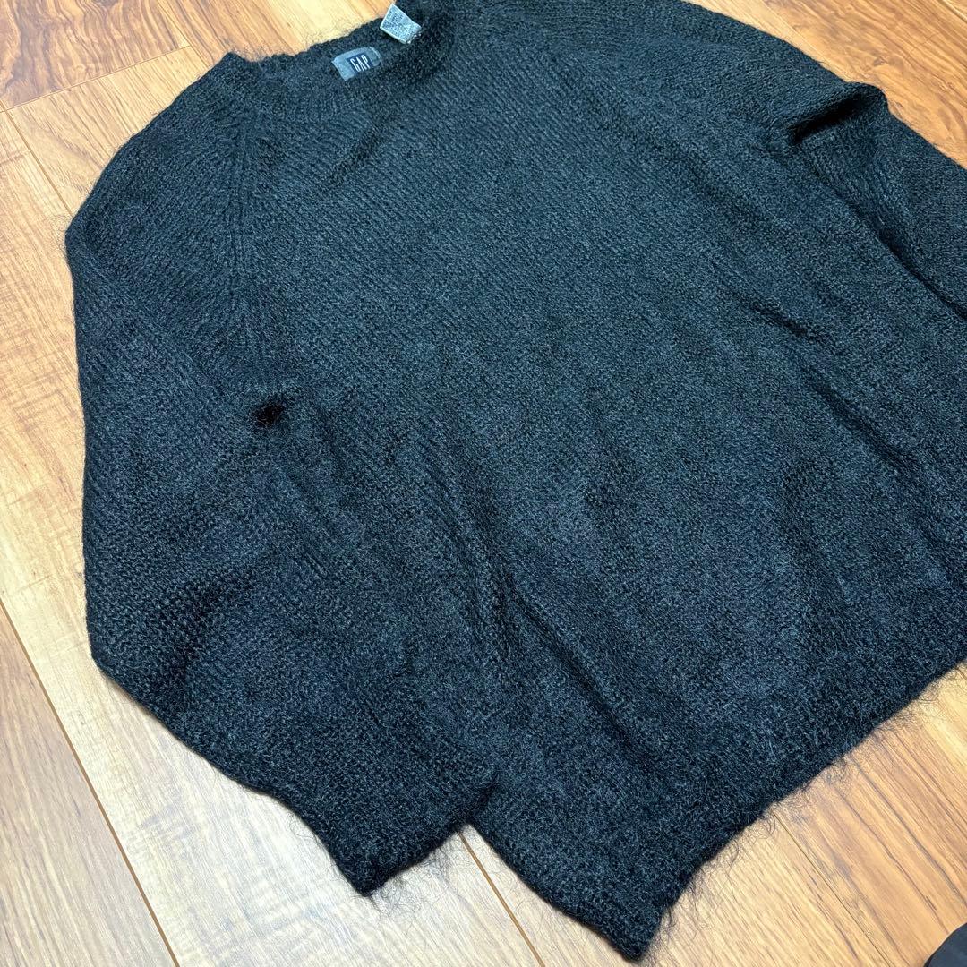 OLD GAP mohairモヘアニット 90s オールドギャップ ブラック - メルカリ