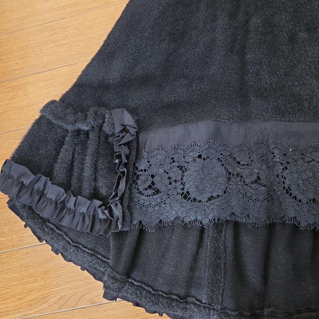4298】✨️美品✨️アルパカ黒ケープSIZUKA KOMURO