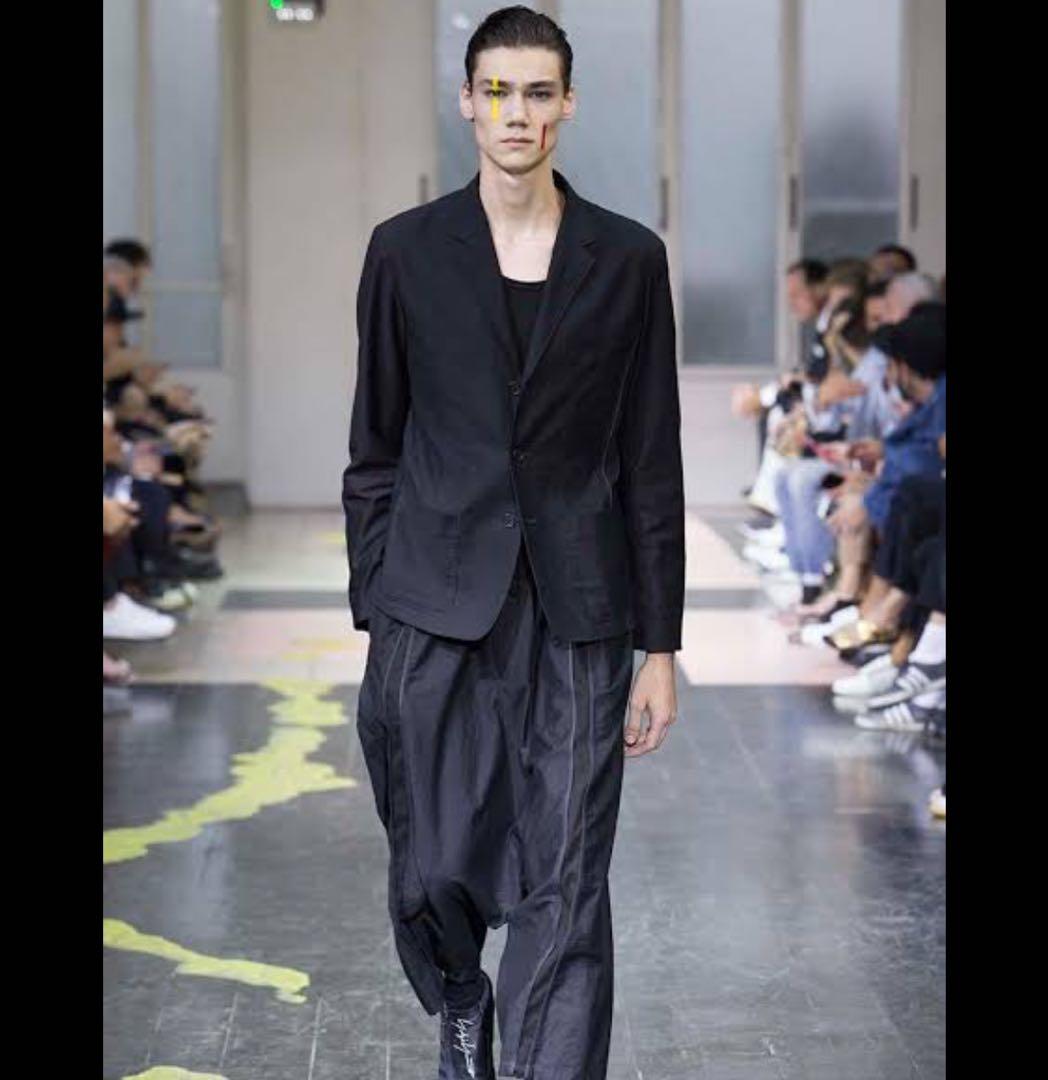 yohji yamamoto 16ss 無地ギャバ　sz3 yohji yamamoto - pour homme 上衿キザミJKT / HE-J33-527 | ALUBUS