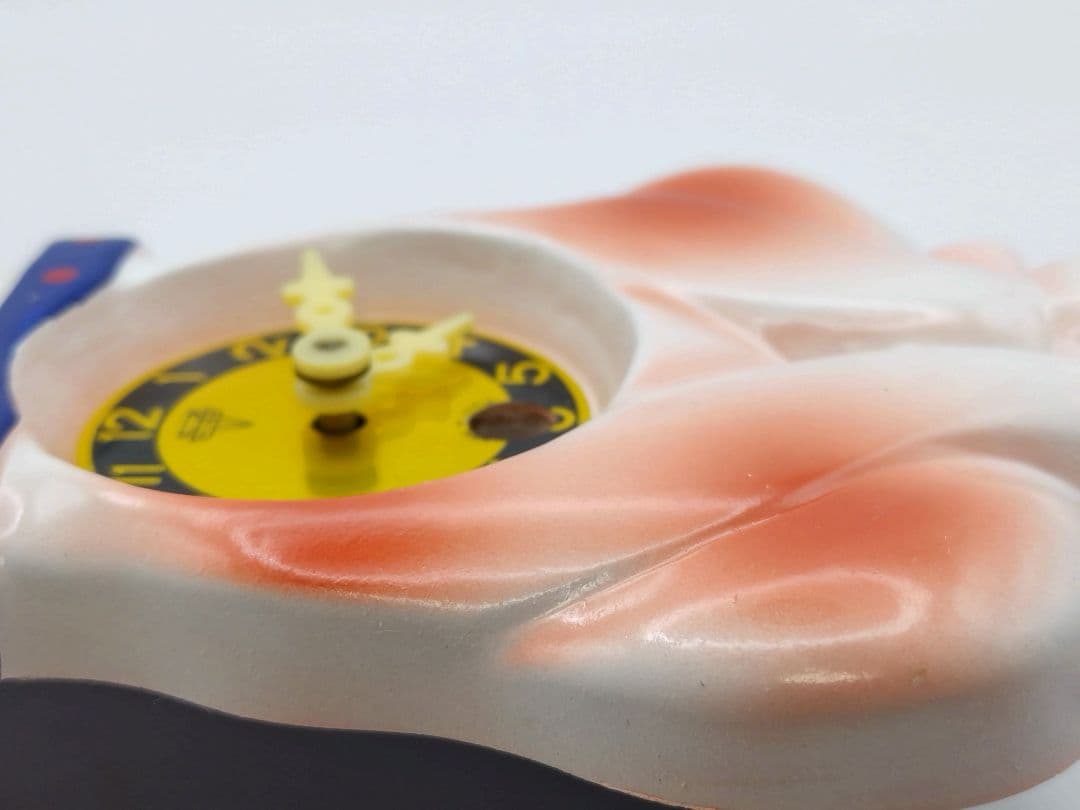 ミケン 犬 振り子時計 日本製 いぬ 昭和レトロ ゼンマイ 古時計