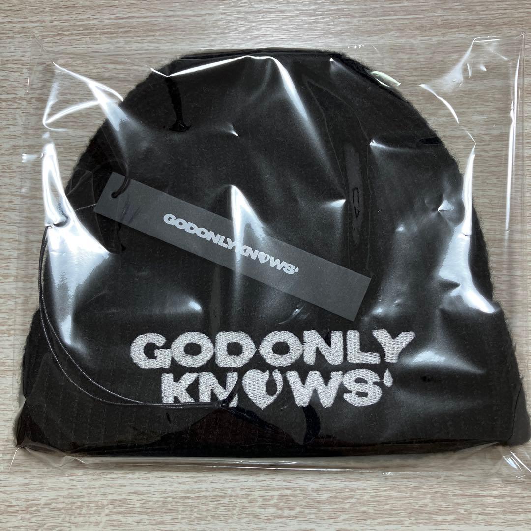 GOD ONLY KNOWS 岩田剛典 ニット帽 黒 ビーニー ブラック - メルカリ
