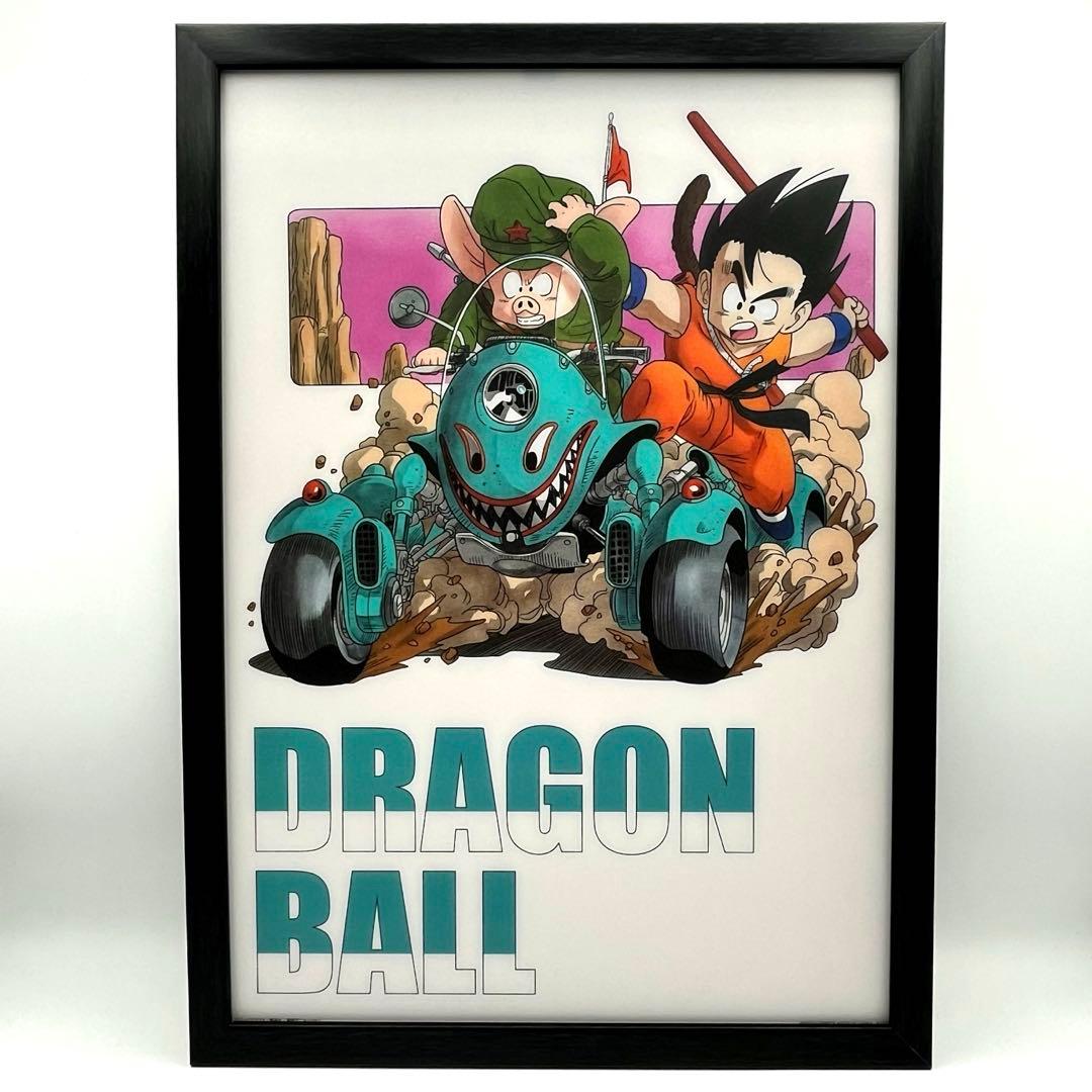 55】ドラゴンボール イラストボード ビジュアルシートポスター 額付き