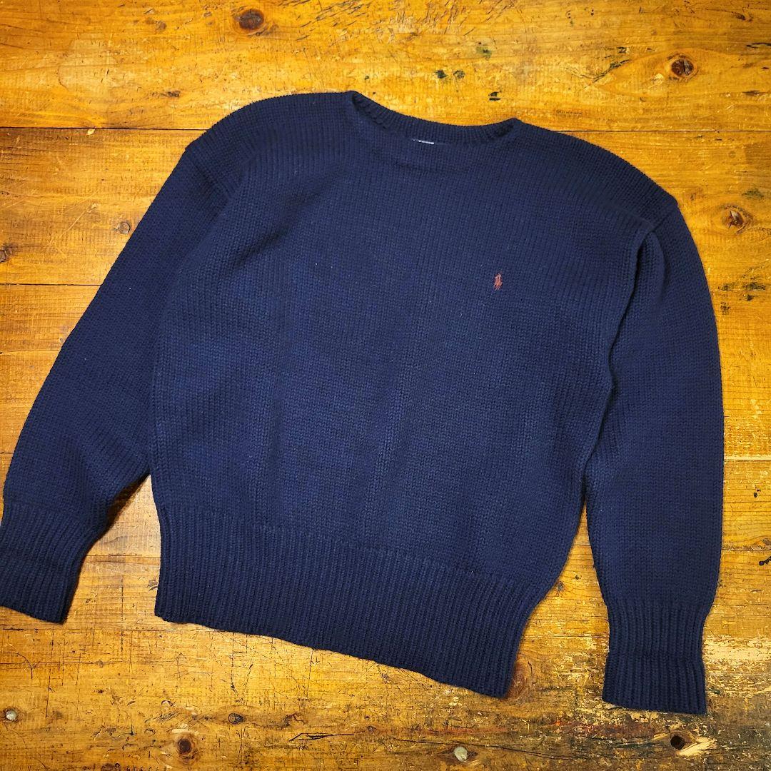 希少 90's vintage 香港製 Ralph lauren 肉厚 セーター - メルカリ