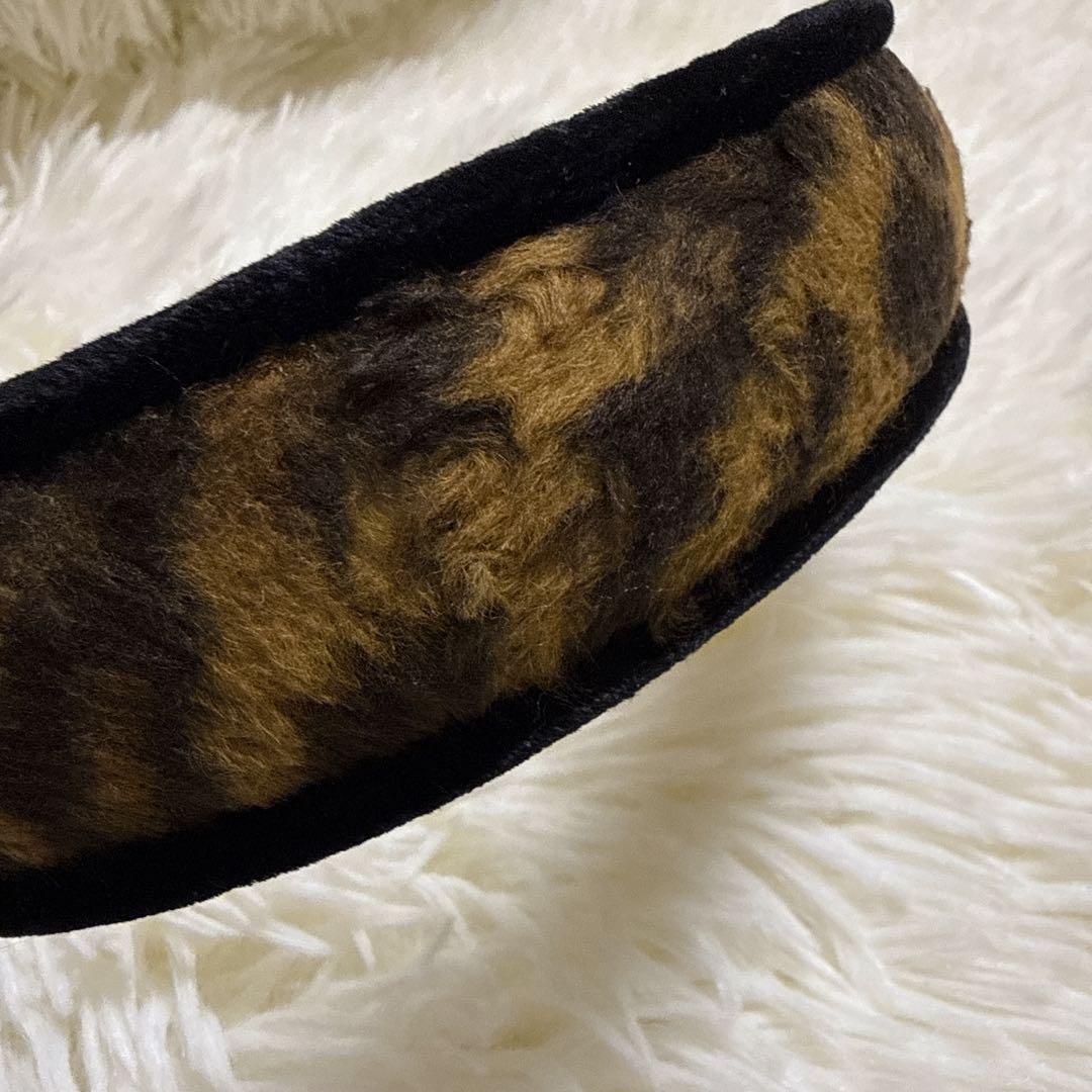 アレクサンドル ドゥ パリ レオパード柄 カチューシャ