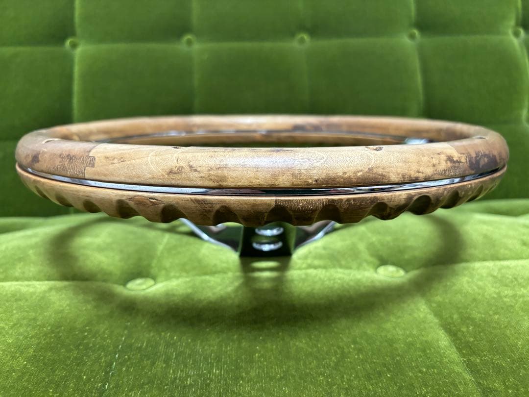 当時物 グラント ウッド ステアリング & ホーンボタン - メルカリ