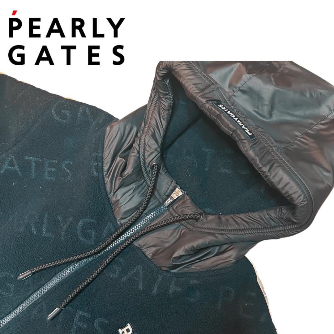 再出品値引中】PEARLY GATES ゴルフ用フリースジャケット ブラック