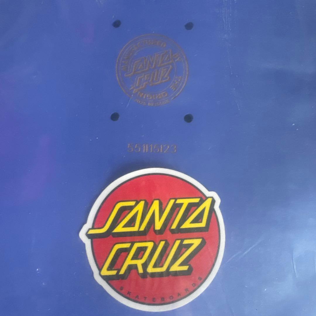 Santa Cruz スカルデザイン スケボーデッキ 10.01インチ