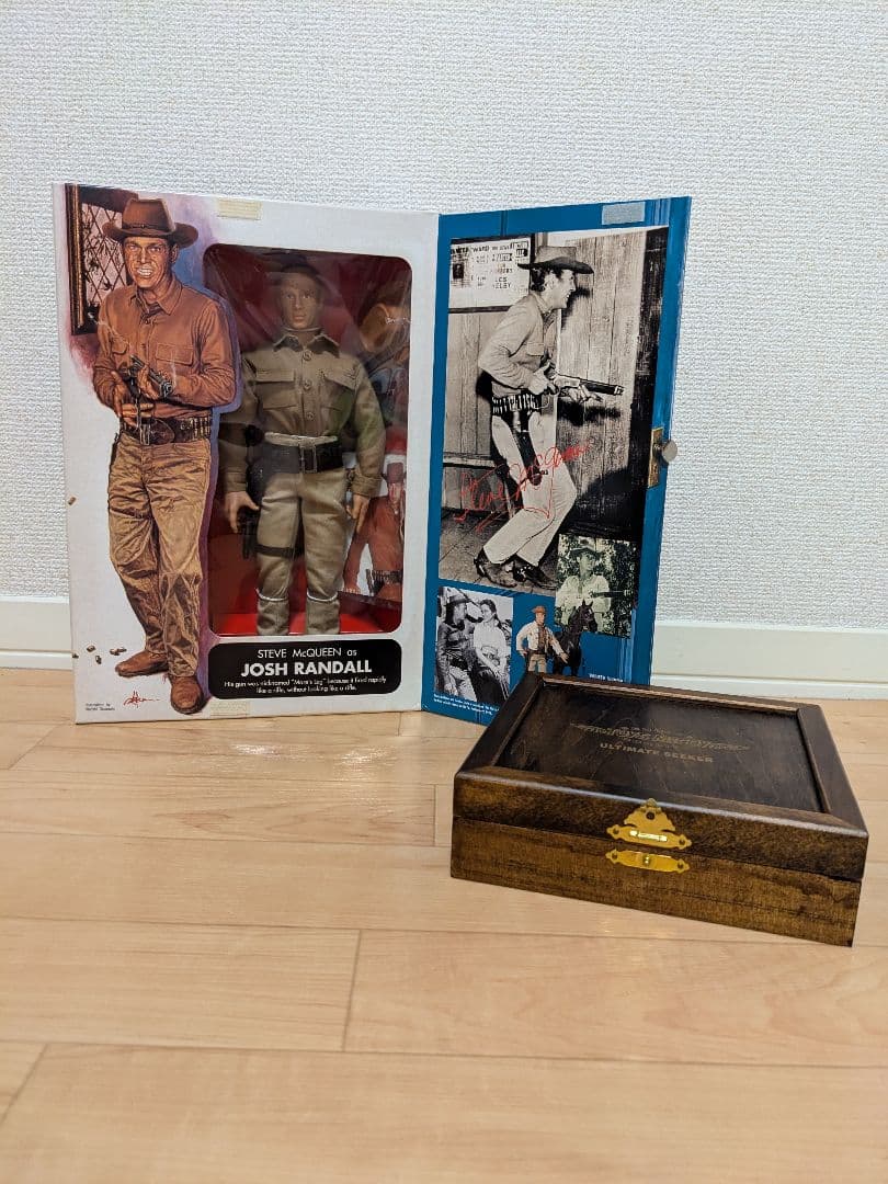 スティーヴ マックイーン 拳銃無宿フィギュア＋限定ジャケット - メルカリ