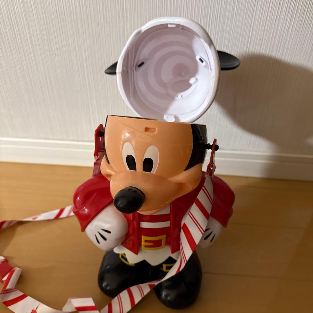 日本未入荷】サンタクロースミッキーポップコーンバケツ