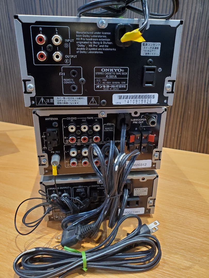 男*ん様 ONKYO コンポ K-501 R-801A C-701A D-022