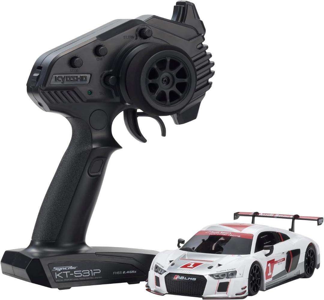 新品　ミニッツRWDシリーズ レディセット Audi R8 LMS 2015 ミニッツRWDシリーズ レディセット Audi R8 LMS 2015 “White” 32344AS